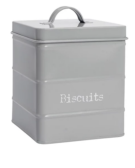 Harbour Housewares Vintage Metal Biscuit Tin