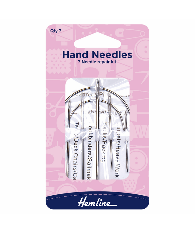 Hand Sewing Needles: Repair: 7 Pieces
