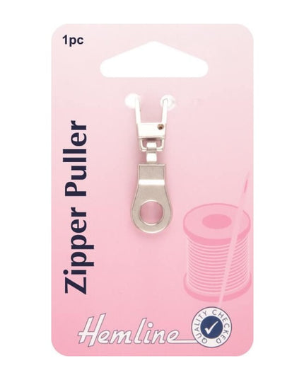 Zipper Puller: Ring: Silver