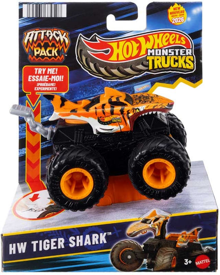 HOT WHEELS MONSTER TRUCKS ATTACK PACK ASSORTED