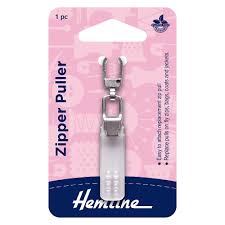 Zipper Puller: Rectangle: Transparent
