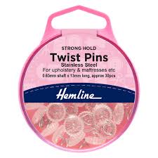 Pins: Twist: 13mm: Nickel: 30 Pieces