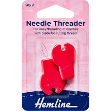 Needle Threader: with Cutter