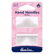 Hand Sewing Needles: Sharps: Size 5-10