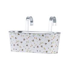 Bee Print Planters With Hooks
