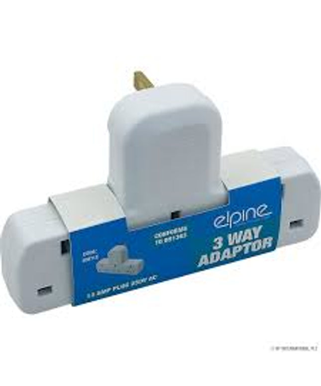 ELPINE 3 WAY WALL ADAPTER SOCKET