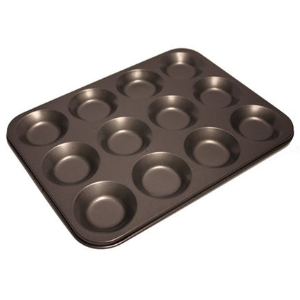 Prochef 12-Cup Non-Stick Bun Baking Tray