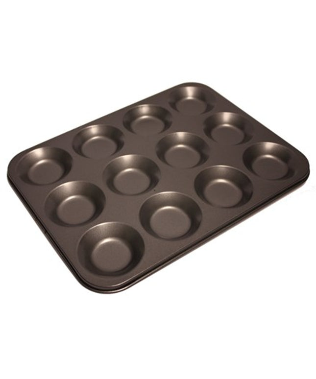 Prochef 12-Cup Non-Stick Bun Baking Tray