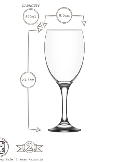 LAV Empire Red Wine Glasses - 590ml
