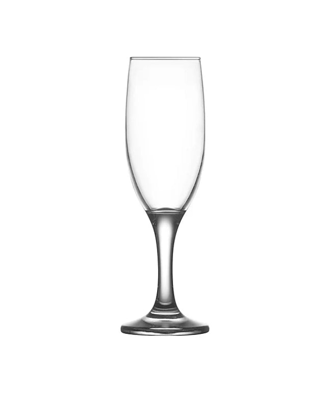 LAV Misket Glass Champagne Flutes - 190ml