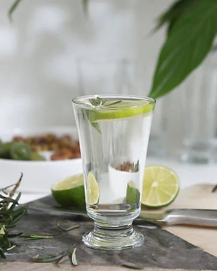 150ml Troya Glass Footed Tumblers
