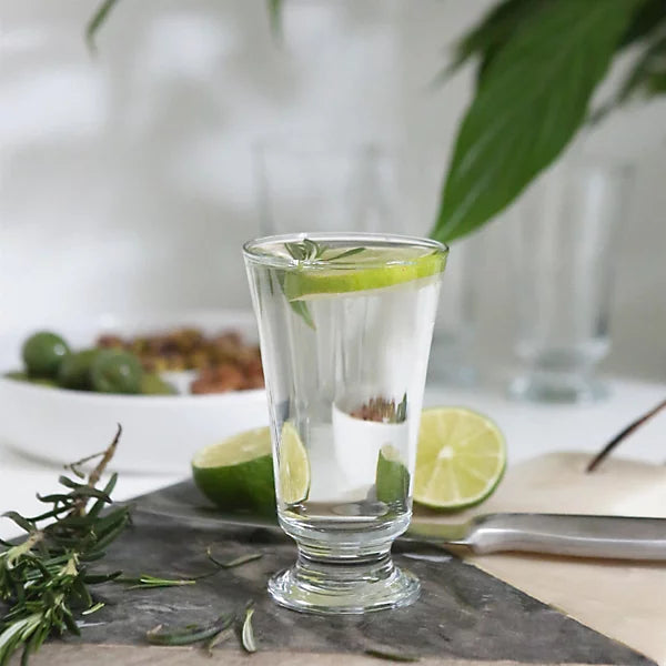 150ml Troya Glass Footed Tumblers