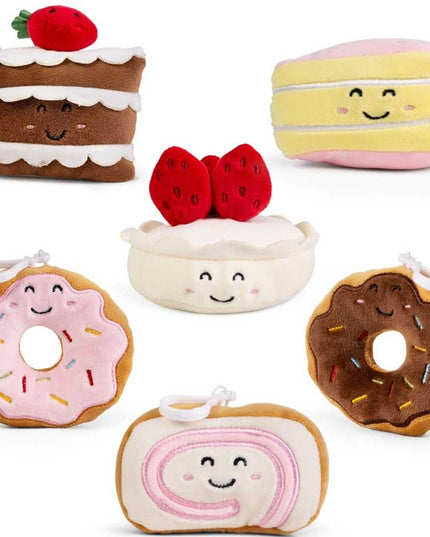 LITTLE LIVING NATURE CLIPS DESSERT PLUSH KEYRINGS ASSORTED