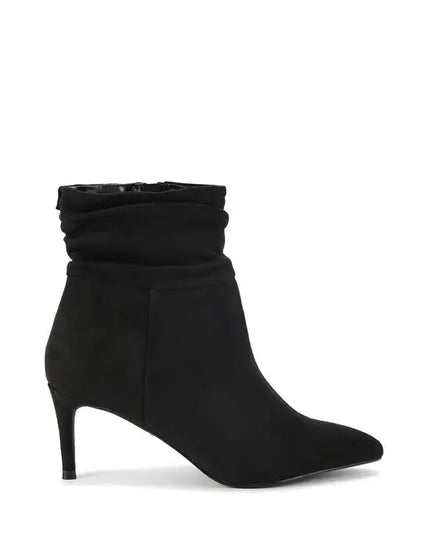 Ideal Shoes  Fabric carvela black tampa ankle boots EU41