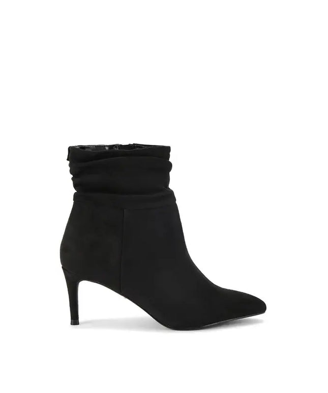 Ideal Shoes  Fabric carvela black tampa ankle boots EU41