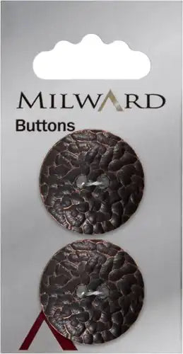 Buttons: Carded: 23mm: Pack of 2: Code J