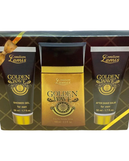 Golden Wave for Men (Mens 3pcs Gift Set) Lamis