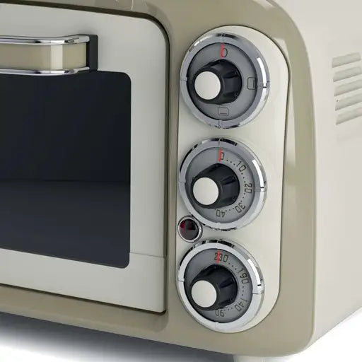 Ariete 18L Vintage Mini Oven Cream