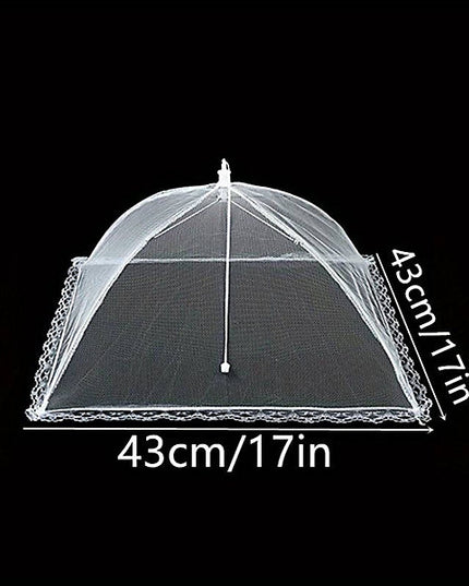 Pop Up Food Cover Fly Mesh Square Net 43cm