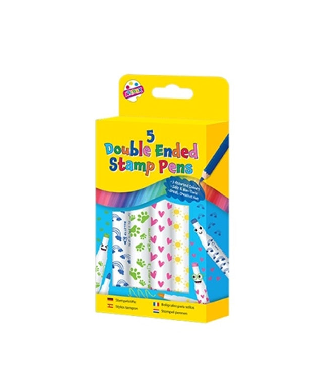 5 Double Ended Stamp Pens