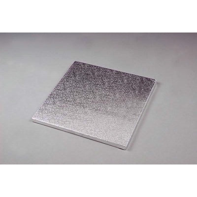 11 Inch Square Cake Drum Board Silver Thick Cake Base