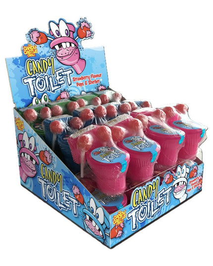 CANDY CASTLE CREW CANDY TOILET DIP N LICK 15G DISPLAY