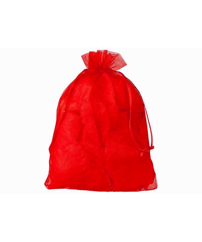 RED PETALS IN ORGANZA BAG