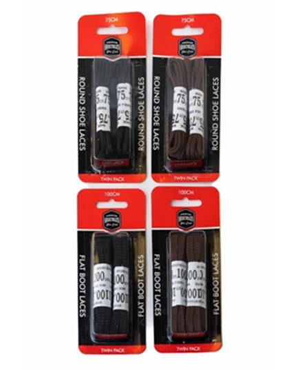 SHOETREATS SHOE LACES ASSORTED COLOUR & SIZES