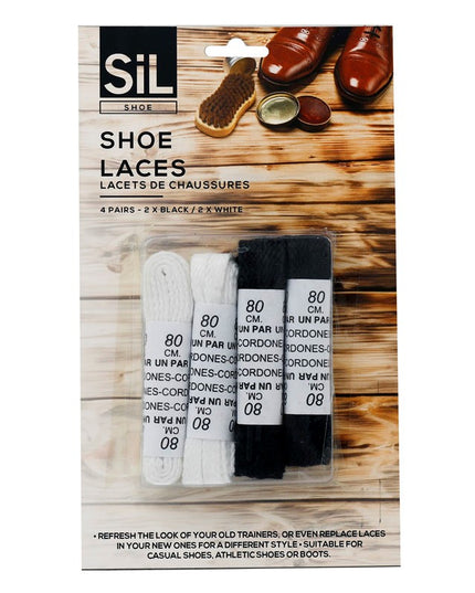 SIL SHOE LACES ASSORTED