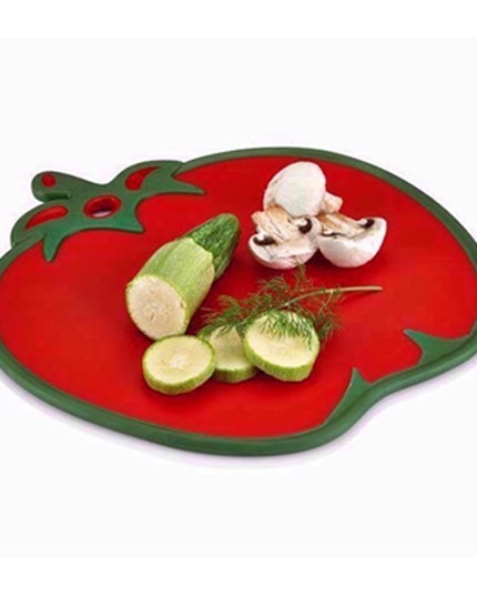 Tomato Shaped Non-Slip Chopping Board | Kitchen Cutting Board Anti-Slip Food Prep Mat