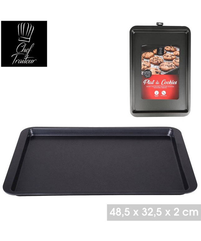 Chef Traiteur Non-Stick Large Baking Tray – 48.5 × 32.5 cm