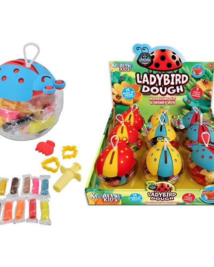 Ladybird Dough Money Box