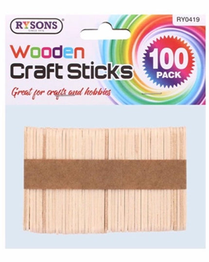WOODEN CRAFT ASSORTED 100PC