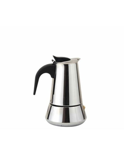 Stainless Steel Coffee Pot 4 Cup – Classic Stovetop Coffee Maker – Espresso Percolator