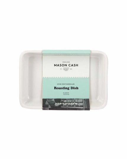 Mason Cash Ceramic Baking Dish 23cm Oven Dish Rectangular Roasting Lasagne Tray