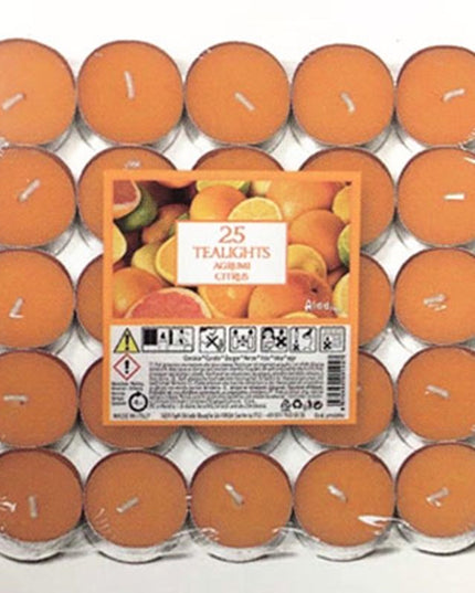 PRICES TEALIGHTS ALADINO 25 CITRUS