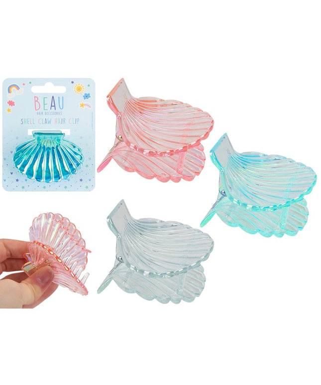 BEAU MERMAID SHELL CLAW HAIR CLIP