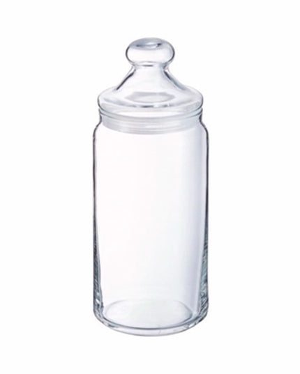Large Glass Storage Jar 1.5L Airtight Lid Pasta Rice Coffee Kitchen Display Sweet Jar