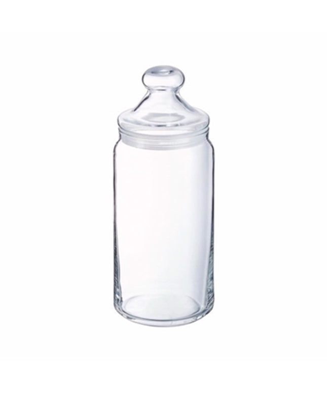 Large Glass Storage Jar 1.5L Airtight Lid Pasta Rice Coffee Kitchen Display Sweet Jar