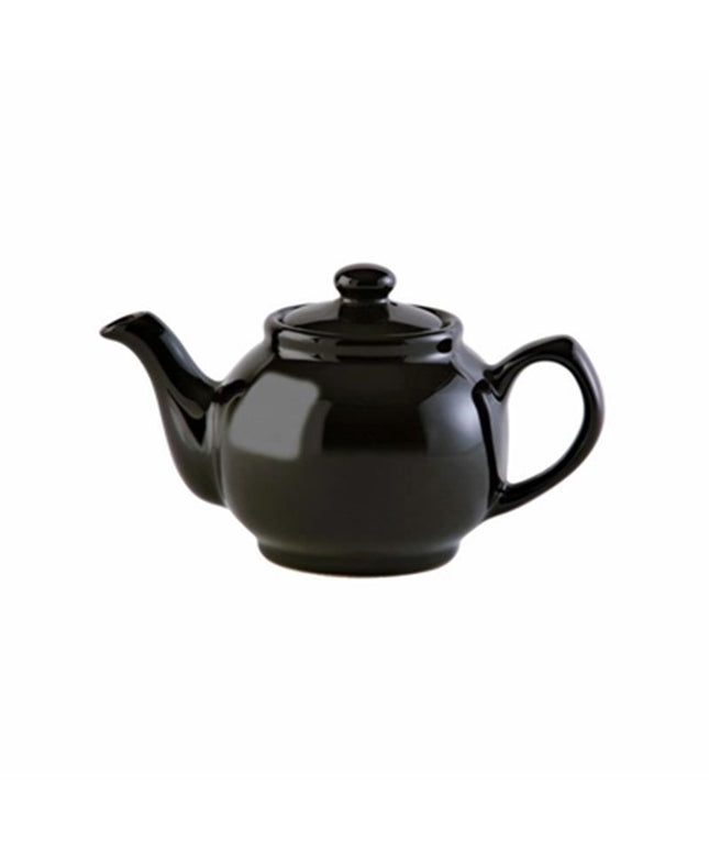 Price & Kensington 2 Cup Teapot – Black Ceramic Teapot – Classic Small Tea Pot