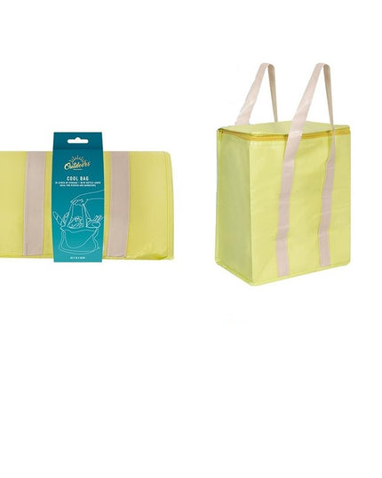 Yellow Insulated Cooler Bag 30x18x35cm | Picnic & Beach Lunch Bag