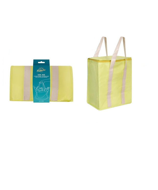 Yellow Insulated Cooler Bag 30x18x35cm | Picnic & Beach Lunch Bag