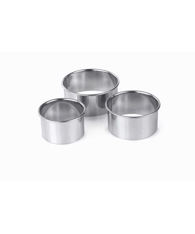 Tala 3 Piece Pastry Cutters Set 9516 – Stainless Steel Round Cutters