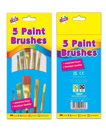 ART BOX PAINT BRUSHES 5