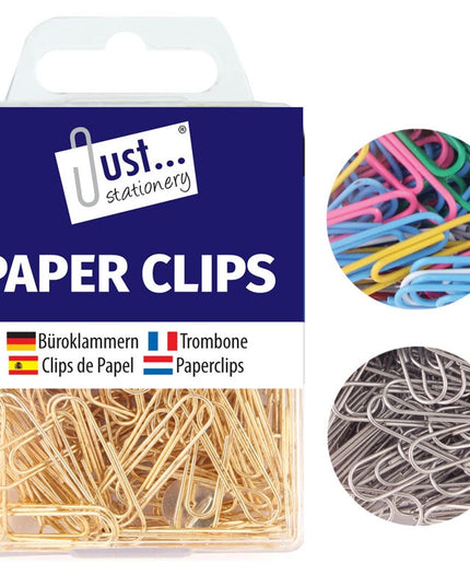 JUST STATIONERY PAPER CLIPS ASSORTED