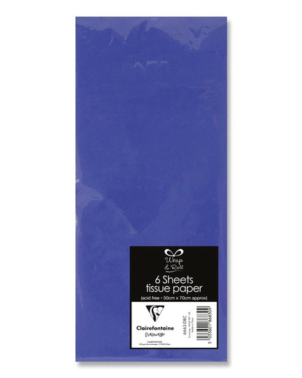 EUROWRAP TISSUE PAPER 6SHTS DARK BLUE