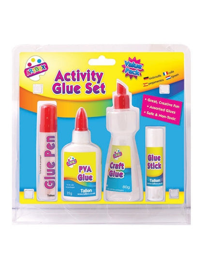 ART BOX GLUE SET 4 PIECE