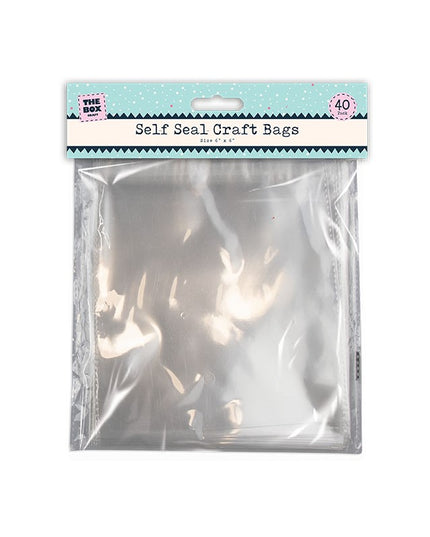 SELF SEAL CRAFT BAGS 40PCE