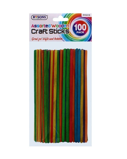 WOODEN CRAFT ASSORTED 100PC
