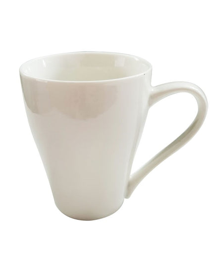 PORCELAIN WHITE MUG 11CM